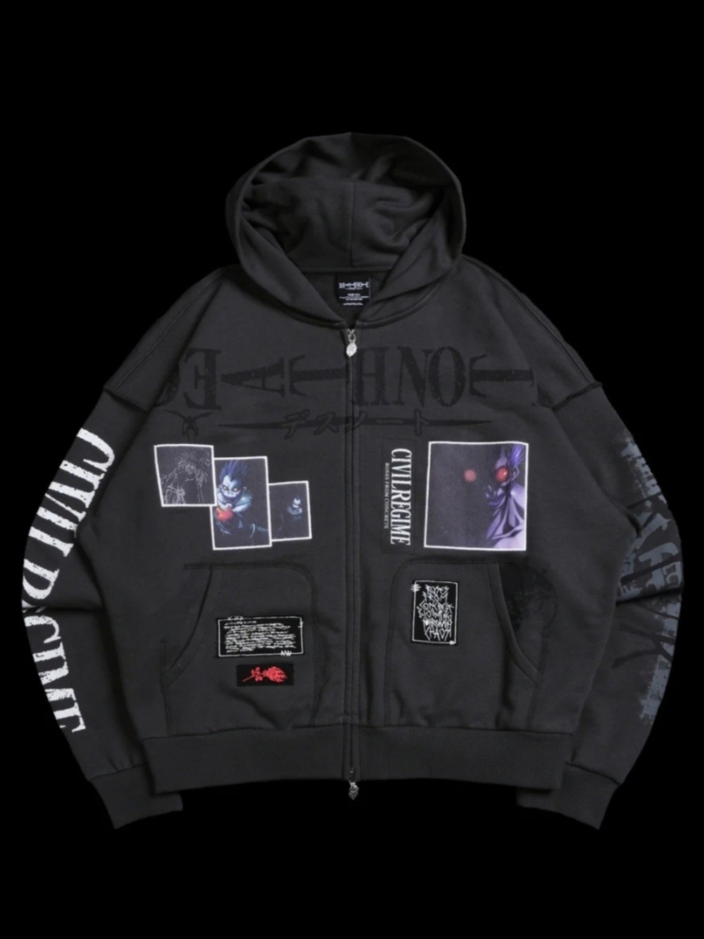 Civil Regime "Realm Of Decay" Civil Zip Up Hoodie